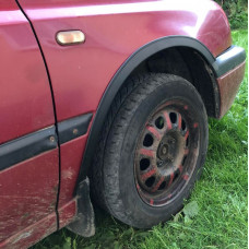 Накладки на арки (4 шт, чорні) ABS пластик для Volkswagen Golf 3 1991-2001 рр