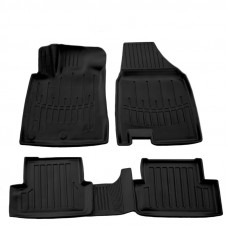 Коврики резиновые Stingray 3D (4 шт, полиуретан) для Nissan Qashqai 2007-2010 гг