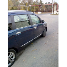 Хромированные Накладки на Ручки (4 шт., Нержавейка) OmsaLine - Итальянская Нержавейка для Dacia Lodgy 2012-2022 гг