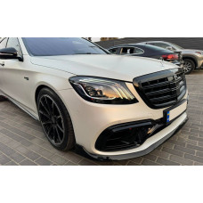 Передний лип-спойлер BRB (2018-2025) для Mercedes S-сlass W222