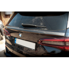 Нижний спойлер V1 (Натуральный карбон) для BMW X5 G05 2019- гг