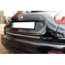 Кромка багажника (нерж.) Carmos - Турецька сталь для Nissan Juke 2010-2019 рр