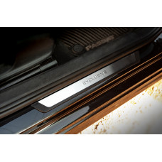 Накладки на пороги Flexill (4шт) Sport для Volkswagen Passat B7 2012-2015 гг