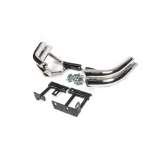 Задние двойные уголки Libao (нерж. сталь) для Hyundai Santa Fe 2 2006-2012 гг