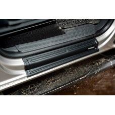 Накладки на дверные пороги EuroCap (4 шт, ABS) для Volkswagen Amarok 2010-2022 гг