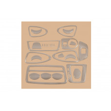 Накладки на панель приборов (Meric, Турция) Алюминий для Seat Ibiza 2010-2017 гг