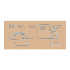 Декор панели приборов (1995-1998) Алюминий для Kia Sephia