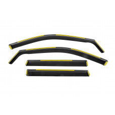 Вітровики вставні Niken Luxury (4 шт) для Jeep Grand Cherokee WK2 2010-2021 рр