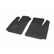 Резиновые коврики (2 шт, Polytep) для Fiat Doblo I 2005-2010 гг