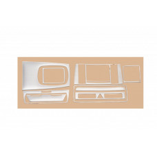 Комплект накладок в салон (1999-2000) Алюминий для Ауди A4 B5