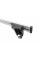 Багажник поперечины на стандартные рейлинги с замком Wizard V1 (2 шт) 135 см, Серый для Kia Sorento I BL 2002-2009 гг