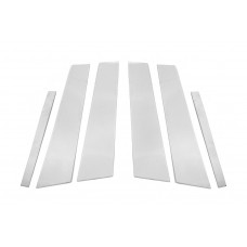 Накладки на дверные стойки из нержавеющей стали (6 шт) для BMW 5 серия G30/31 2017-2023 гг