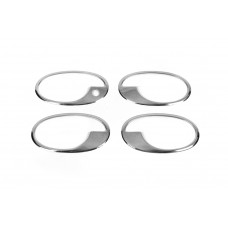 Хромированные Накладки на Ручки Дверей (4 шт., Нержавеющая Сталь) для Opel Corsa C 2000-2006 гг