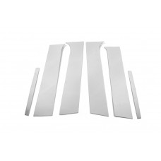 Накладки на дверные стойки из нержавеющей стали (6 шт.) для Opel Mokka 2012-2021 гг