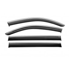 Вітровики з хромованим молдингом Niken Luxury (4 шт) для Mercedes GLS X167 2019- рр