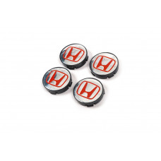 Колпачки на диски 57/55.5 мм V4 (комплект 4 шт) для Honda