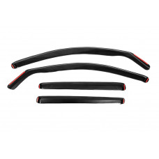 Вставные ветровики SW (Esa, 4 шт) для BMW 5 серия F-10/11/07 2010-2016 гг