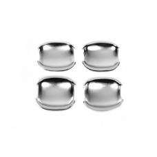 Хром накладки под ручки (4 шт, пластик) для Ford Focus II 2008-2011 гг