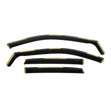 Вставные ветровики Niken Luxury (4 шт) для Nissan Qashqai 2021- гг