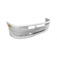 Накладка на передний бампер с 4 фарами (грунт под покраску) для Volkswagen LT 1995-2006 гг