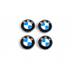 Колпачки на диски V7 69/65мм (комплект 4 шт) для BMW