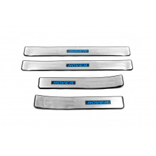 Накладки на пороги Libao LED (4 шт, нержавейка) для GreatWall Haval H6 2011- гг