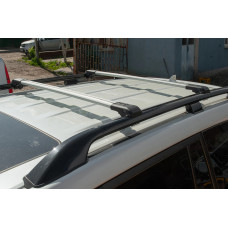 Поперечины на стандартные рейлинги WingBar V1 (2 шт) до 110 см, Черный для Ауди A4 B8 2007-2015 гг