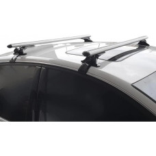 Багажник на гладкую крышу Oluksuz V4 (хром, пара) для Citroen C-4 2004-2010 гг