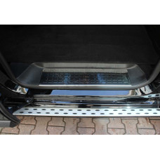 Накладки на пороги OmsaLine (нержавейка) Комплект 4 шт. для Opel Zafira Life 2019- гг