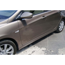 Бокові пороги DPT (під фарбування) для Hyundai Accent 2011-2017 рр