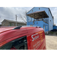 Хромированные Рейлинги Макси, пластиковые ножки для Ford Connect 2014-2021 гг