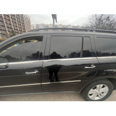 Нижние молдинги окон нержавейка (6 шт) для Mercedes GL сlass X164 2006-2012 гг