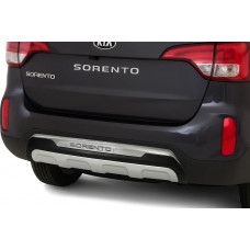 Накладка на задний бампер (2013-2015) для Kia Sorento II XM