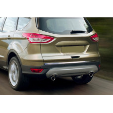 Накладка на багажник нержавейка OmsaLine - Итальянская Нержавейка для Ford Kuga/Escape 2013-2019 гг