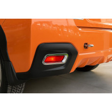 Накладки на задні габарити Libao (2 шт, пласт) для Subaru XV 2011-2017 рр