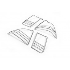 Хром Накладки на Задние Фонари (2 шт, пластик) для Honda Civic Sedan VII 2001-2006 гг