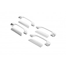 Хромированные Накладки на Ручки (8 шт, Пластик) для Honda Civic Sedan VII 2001-2006 гг