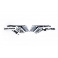 Реснички на фары с LED (2016-2025) для Toyota Land Cruiser 200