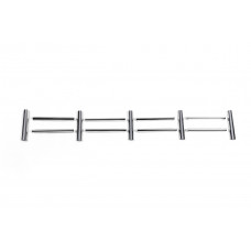 Накладки на решетку нержавейка (13 частей) для Fiat Fiorino/Qubo 2008-2024 гг