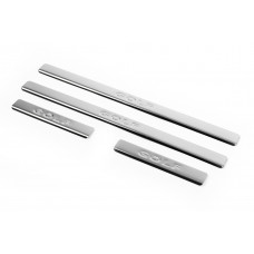 Накладки на пороги OmsaLine (4 шт, нерж) для Volkswagen Golf 5 2003-2009 рр