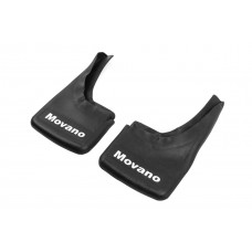 Премиум модельные брызговики с углублением (2 шт, резина) для Opel Movano 2004-2010 гг