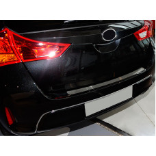 Накладка на задний бампер Nataniko (HB, нержавейка) для Toyota Auris 2012-2018 гг