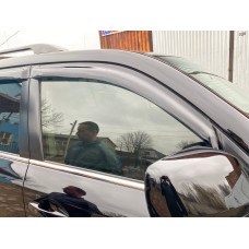 Ветровики 8см (4 шт, HIC) для Toyota Land Cruiser 200 2007-2021 гг