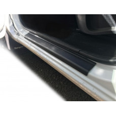 Накладки на пороги DDU (2 шт., пластик) для Renault Kangoo 2008-2020 гг