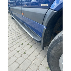 Боковые Подножки Maya (2 шт., Алюминий) Long/ExtraLong для Volkswagen Crafter 2006-2016 гг