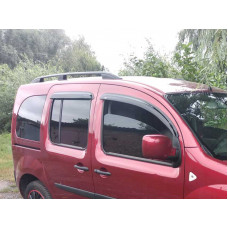 Ветровики на окна (4 шт, HIC) для Renault Kangoo 2008-2020 гг