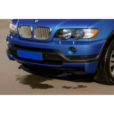 Накладка на передний бампер дорестайлинг (грунт под покраску) для BMW X5 E-53 1999-2006 гг
