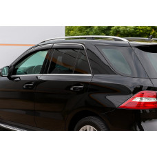 Вітровики з хромованим молдингом Niken Luxury (4 шт) для Mercedes GLE/ML сlass W166 2011-2018 рр