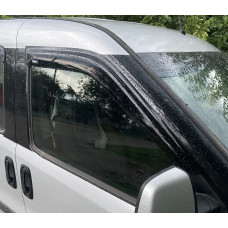 Ветровики на окна (2 шт, Niken) 2010-2015, 2 штуки для Fiat Doblo II