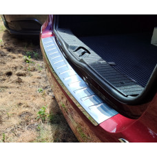 Накладка на задний бампер Carmos нержавейка для Mercedes A-сlass W169 2004-2012 гг